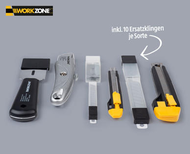 WORKZONE Heimwerker-Messer-Set