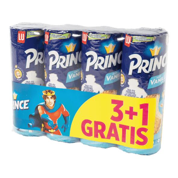 LU PRINCE(R) Biscuits à la vanille, pack de 4