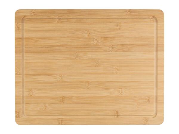 Livarno Home Bamboo Chopping Board With Counter Edge
