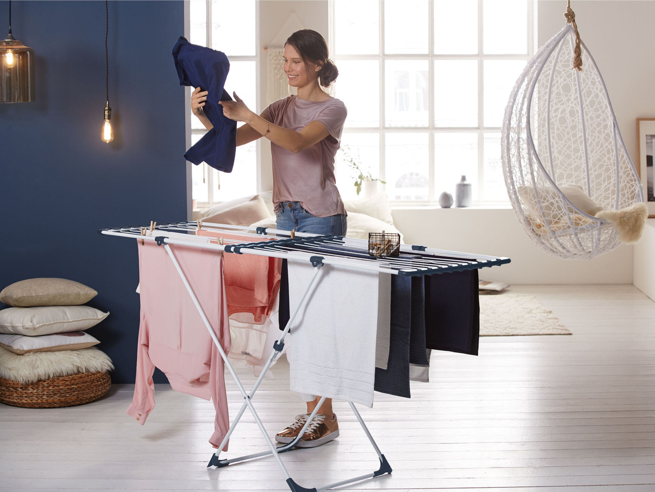 Extendable Clothes Drying Rack