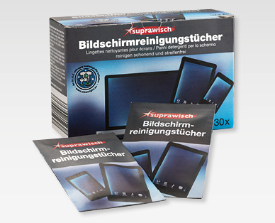 Lingettes de nettoyage pour écran SUPRAWISCH(R)