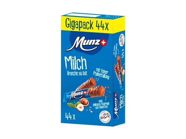 Branches au lait Munz, giga pack XXL