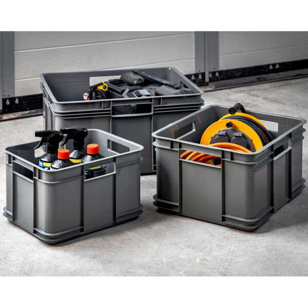 Aufbewahrungsbox aus recyceltem Kunststoff