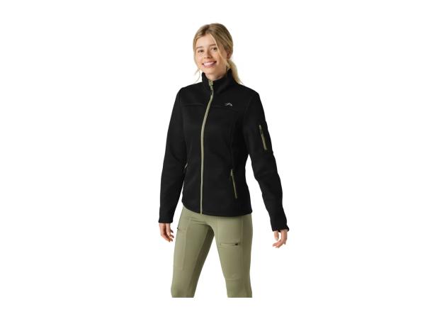 CRIVIT Ladies' Black Knitted Fleece Jacket