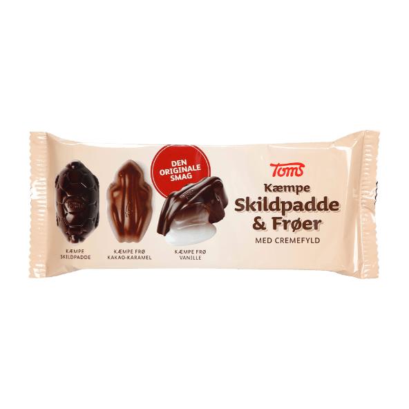 Kæmpeskildpadde og frøer