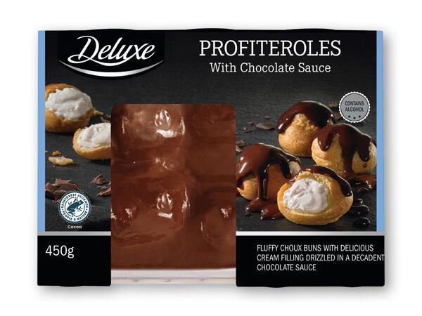 DELUXE Dessertspecialitet eller profiteroles