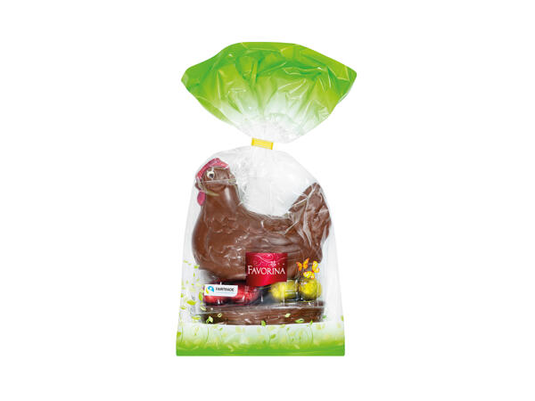 Favorina Milk Chocolate Hen with Eggs