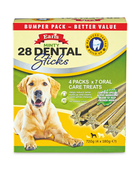Earls Dental Minty Sticks 28-Pack