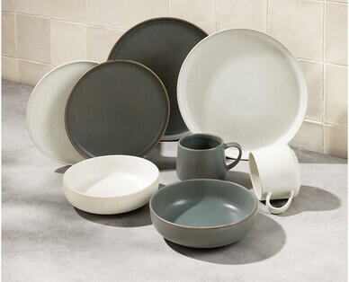 Reactive Glaze Dinnerware 4pk