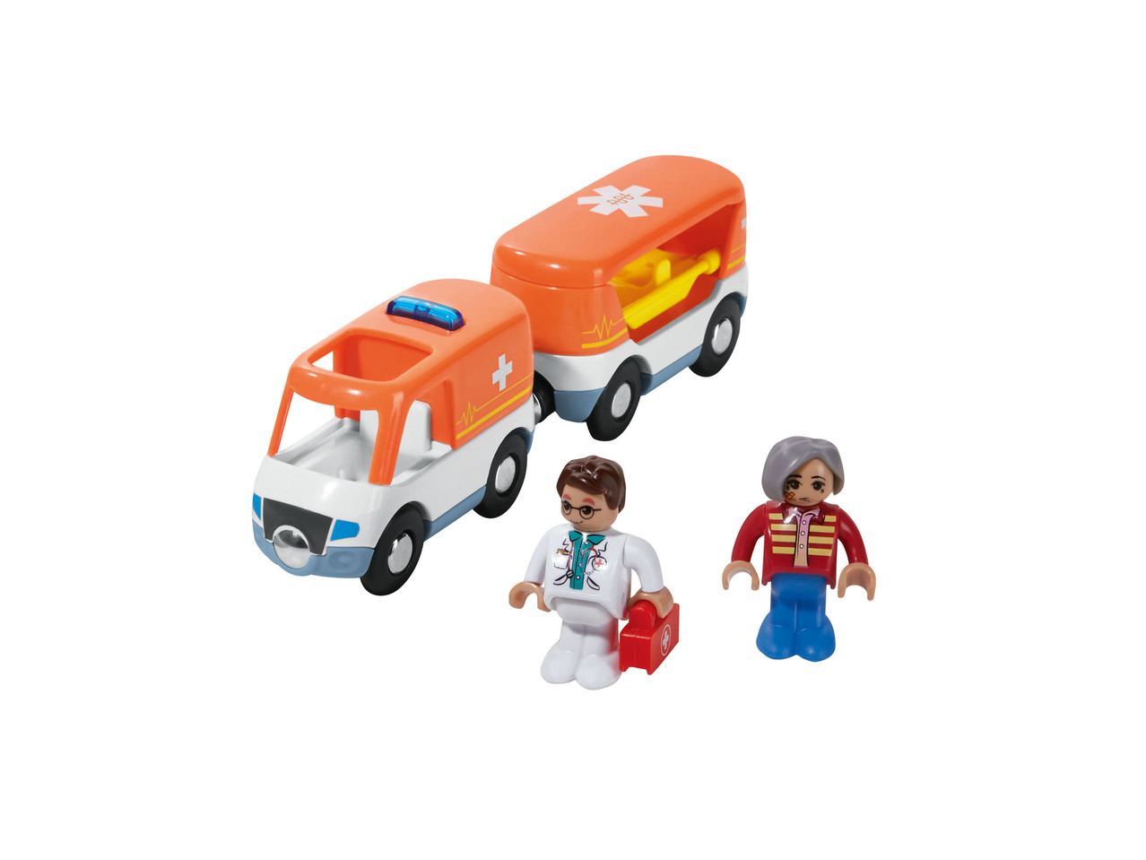 Emergency Vehicle Set for Wooden Tracks