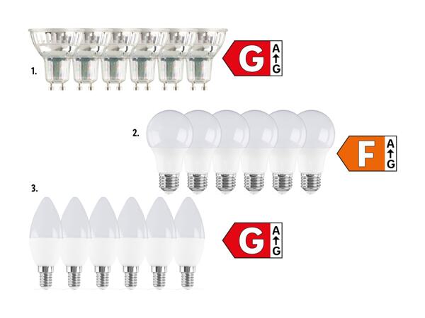 Ampoule LED, set de 6 (uniquement en Suisse alémanique)