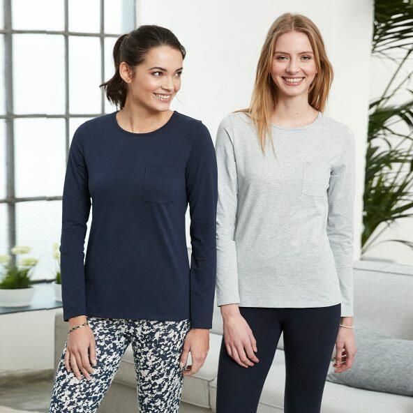 T-shirts voor dames, 2 st.