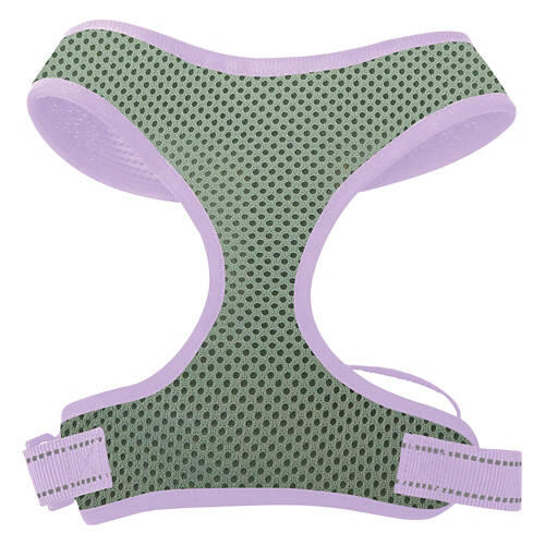 Dog Harness - Green/Purple, L