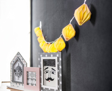 LED-Papierlichterkette