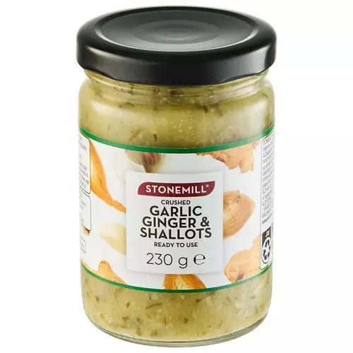 Crushed Garlic, Ginger & Shallots 230g