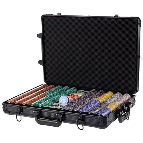 FTM Set da poker PRO 1000 Chips Edizione Nera
