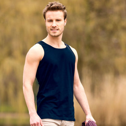 Ärmelloses T-Shirt für Herren, 2 St.