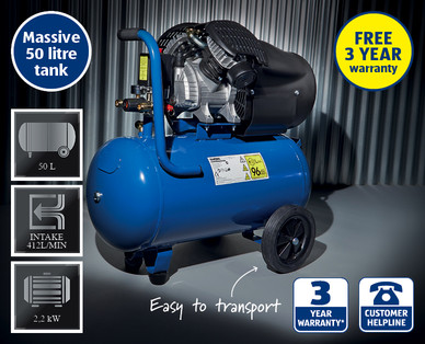 3HP 50 Litre Air Compressor