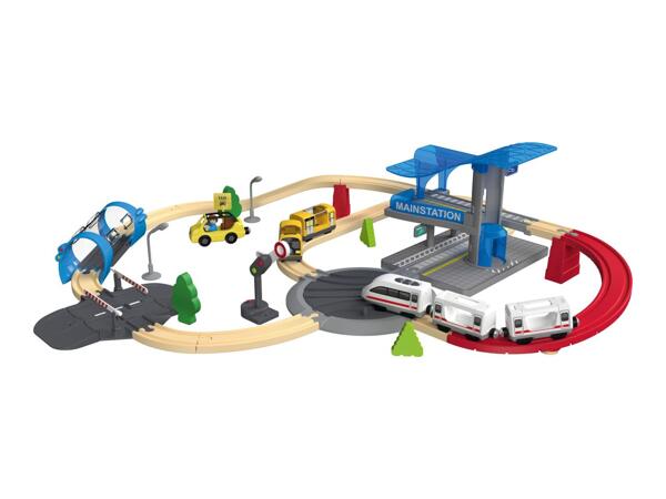 Playtive Farm/​Dinosaur Wooden Train Set