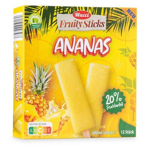 MUCCI Frucht Stieleis, Ananas