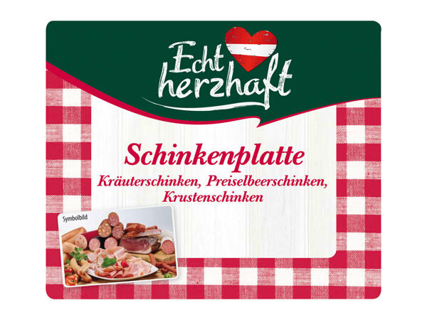 ECHT HERZHAFT Schinkenplatte