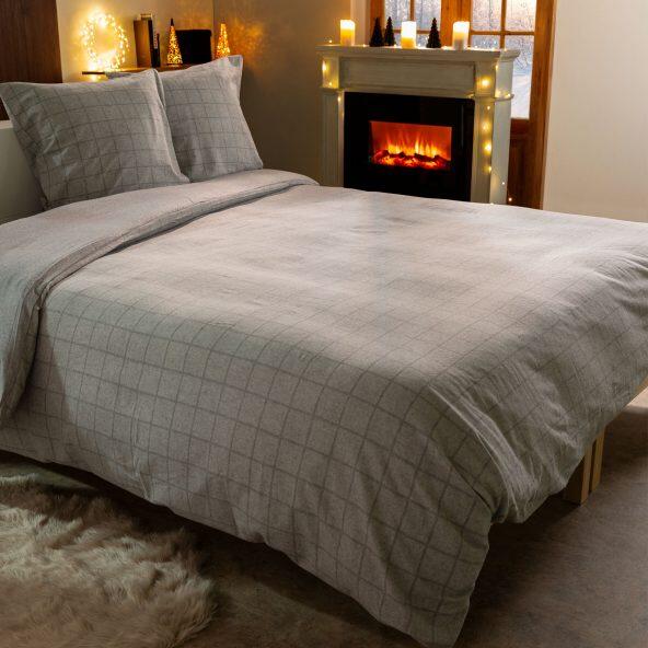 NOVITESSE(R) 	 				Housse de couette XXL en flanelle, 2 pers.