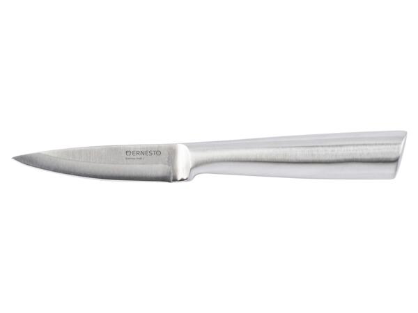 Knife with Bamboo or Steel Handle