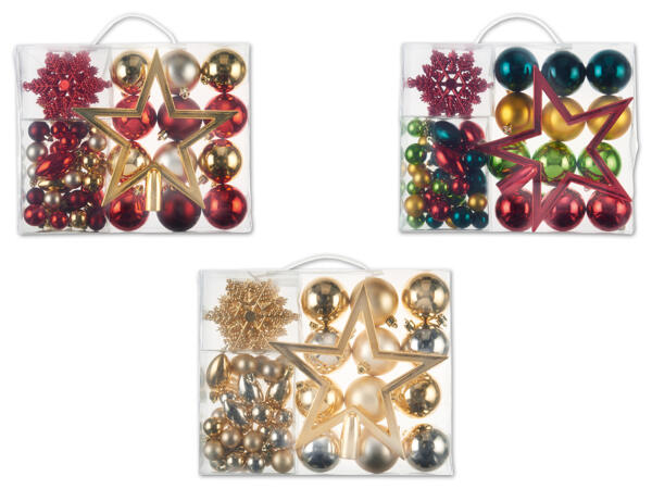 Christbaumschmuck, 51-teilig