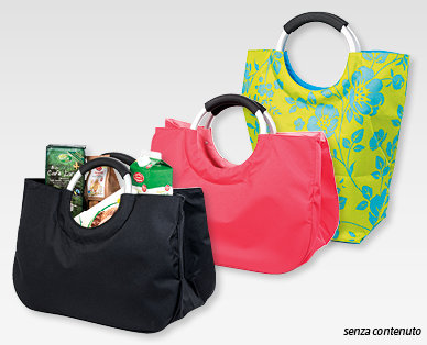 Shopper con manico in alluminio