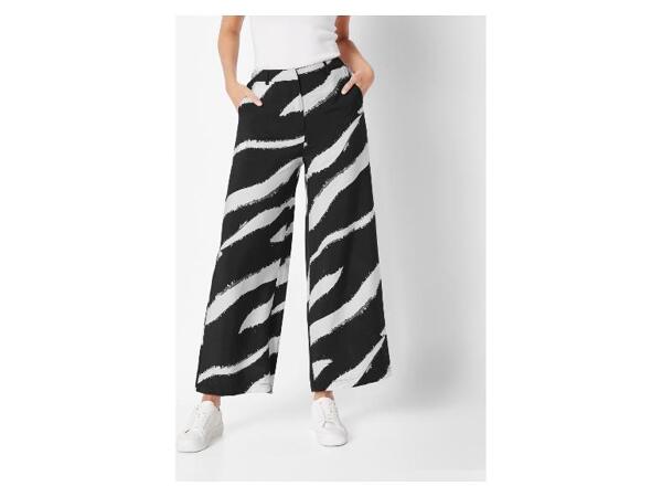 Dámské kalhoty "Wide Leg", z elegantního kepru