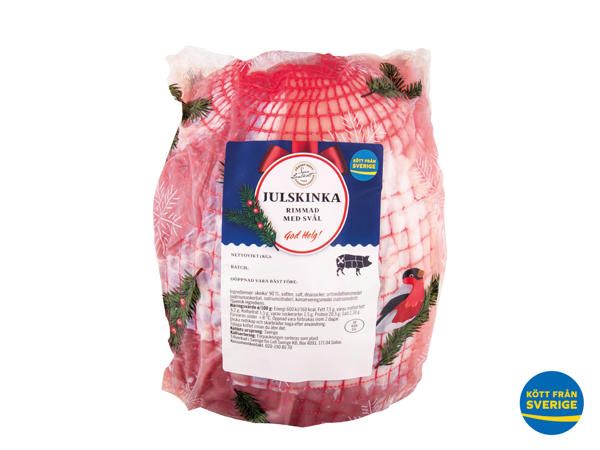 Rimmad julskinka
