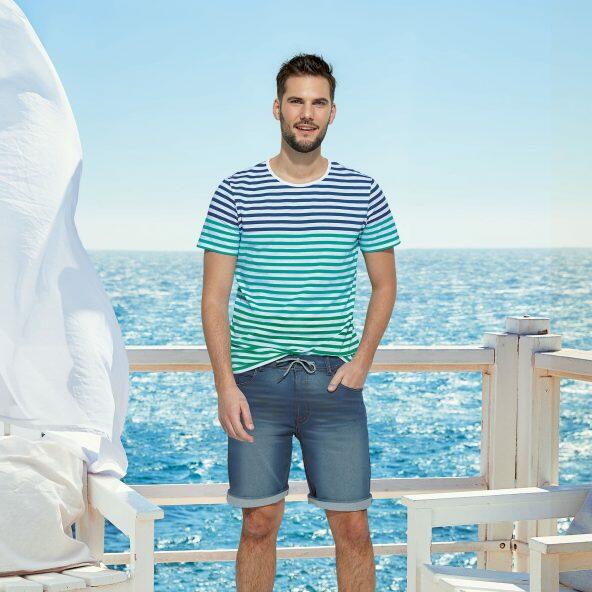 Sweatshorts denim-style