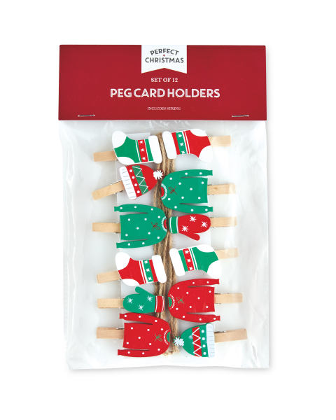 Christmas Jumper Peg Card Holder