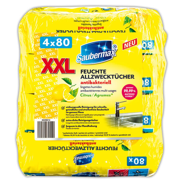 Feuchte Allzwecktücher XXL