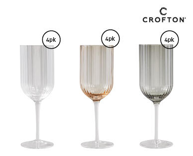 Ribbed Glassware 4pk