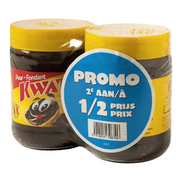 KWATTA(R) 				Pâte à tartiner au chocolat, 2 pcs