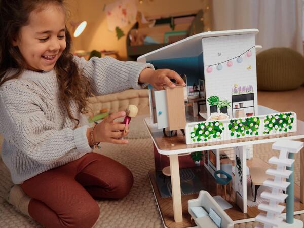 Wooden doll's house