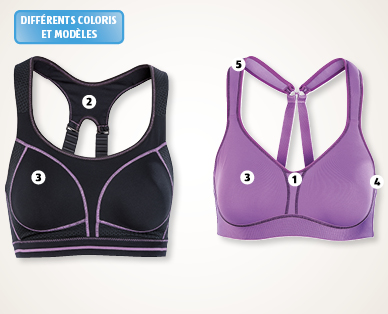 Soutien-gorge de sport pour femmes INOC
