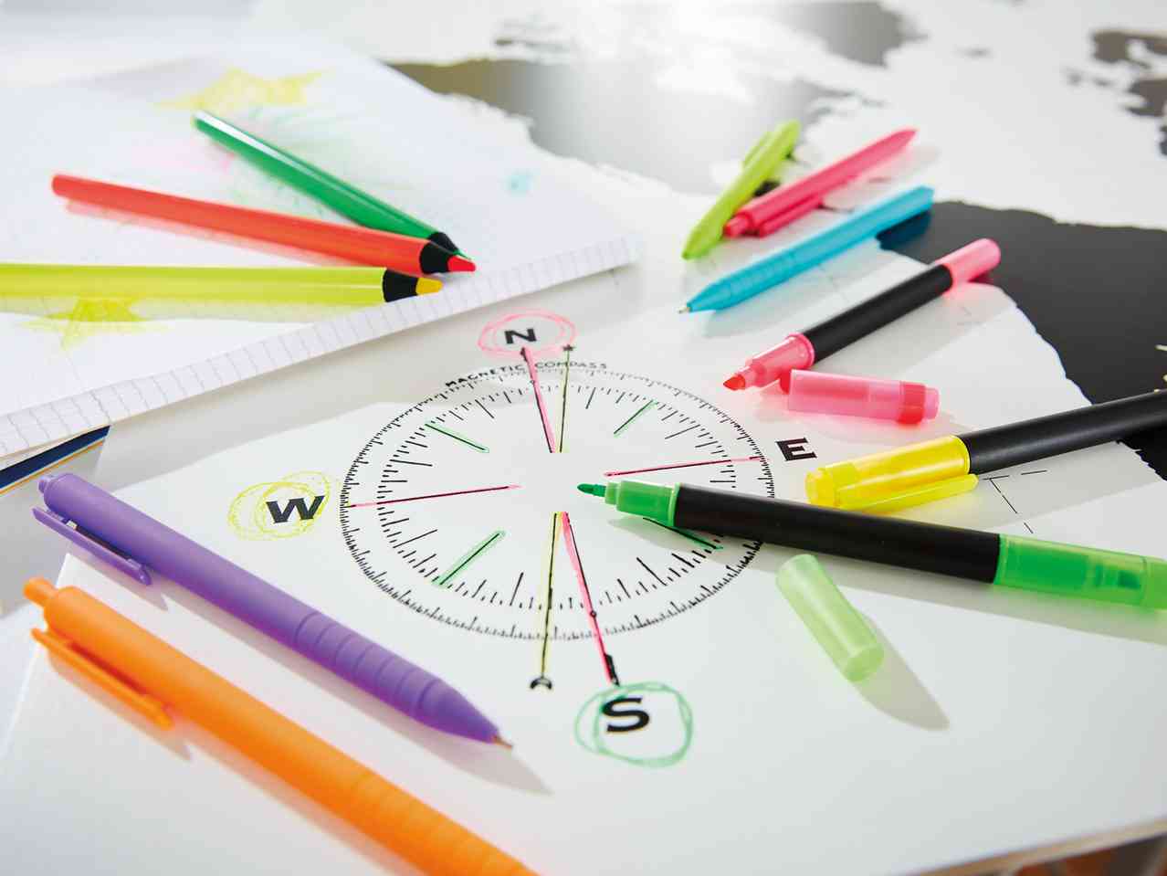 United Office Neon Stationery1