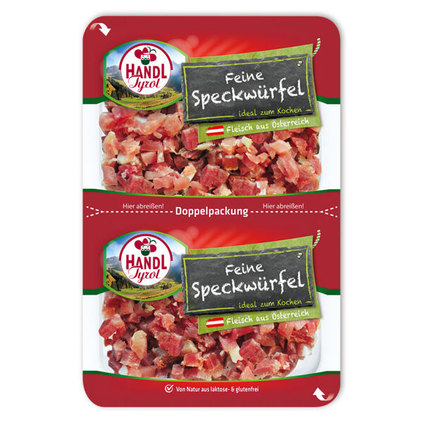 Feine Speckwürfel
