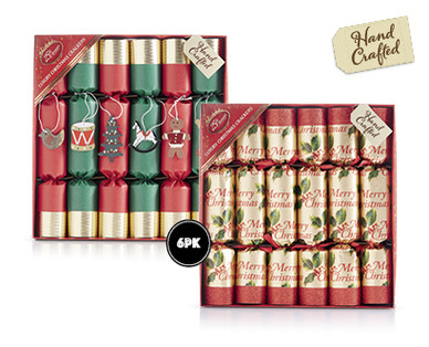 DELUXE CHRISTMAS CRACKERS 6PK