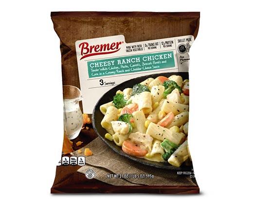 Bremer 
 Three Cheese Chicken or Cheesy Ranch Chicken Skillet