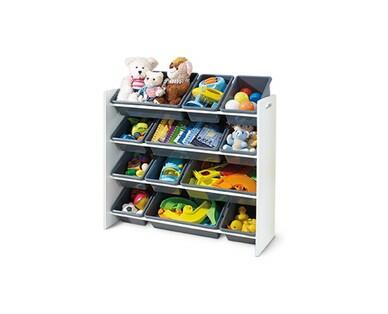 SOHL Furniture Kids' 4-Tier Organizer