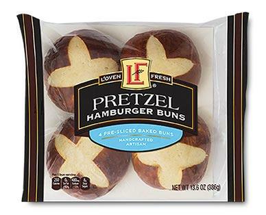 L'oven Fresh 
 Pretzel Hamburger Buns