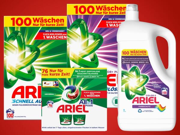 Gel, Pulver und Discs
