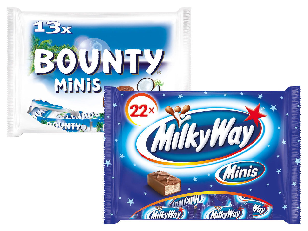 MilkyWay-/Bounty-/Mars-/Twix-Minis