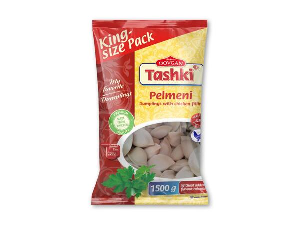 Dovgan pelmeni med kylling eller grisekød