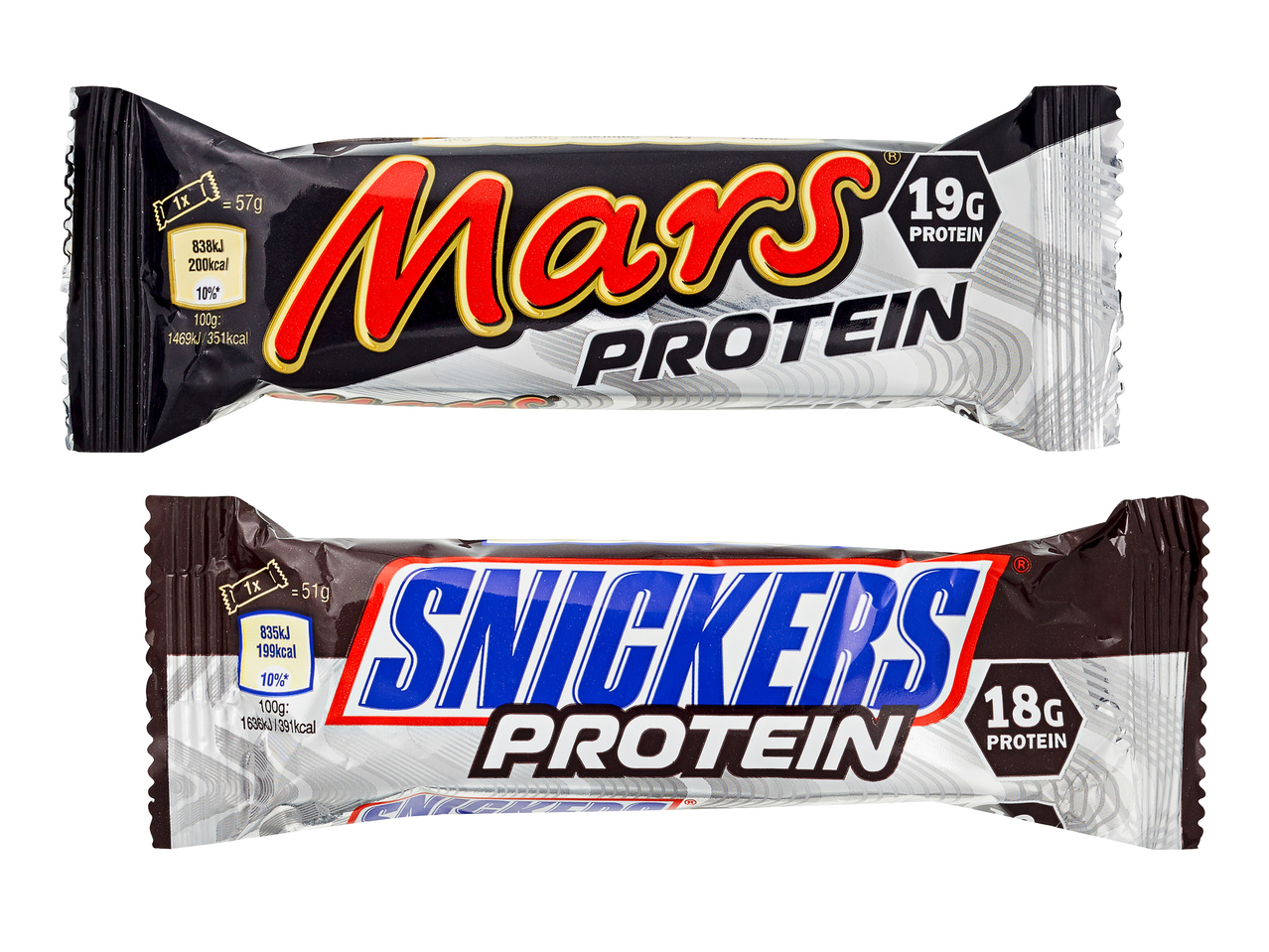 Barres protéines Mars/ Snickers