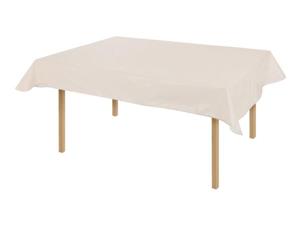 Livarno Home Large Rectangular Vinyl Tablecloth - Beige