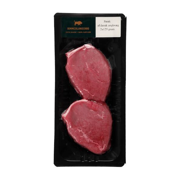 Steaks af dansk ungkvæg